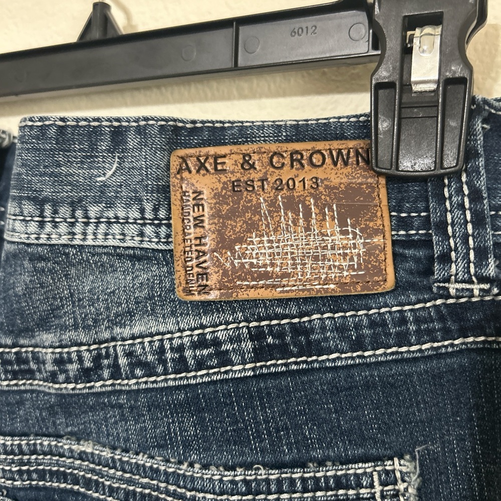 Men's Bootcut Jeans - Indigo - Picture 4 of 7